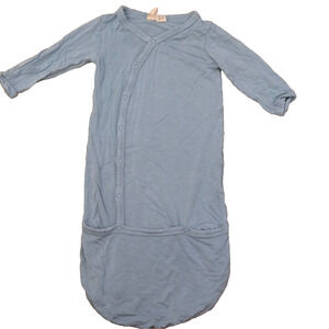 Kyte Baby Gown Sleeper 0-3 Month Bamboo Snap Close‎ Long Sleeve